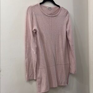 Bartolini women’s medium Pink Long Sleeve Tunic sweater / quality knit